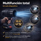 AeroForce Pro™- Soplador de aire portátil de alta potencia con 2 baterías