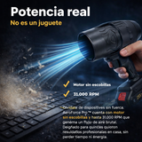 AeroForce Pro™- Soplador de aire portátil de alta potencia con 2 baterías
