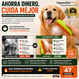 VaporaPet™ Pro- Cepillo a vapor para mascotas