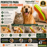 VaporaPet™ Pro- Cepillo a vapor para mascotas