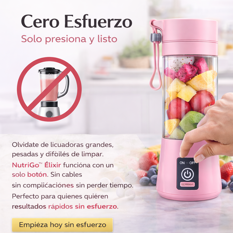 NutriGo™ Élixir- Mini licuadora portátil