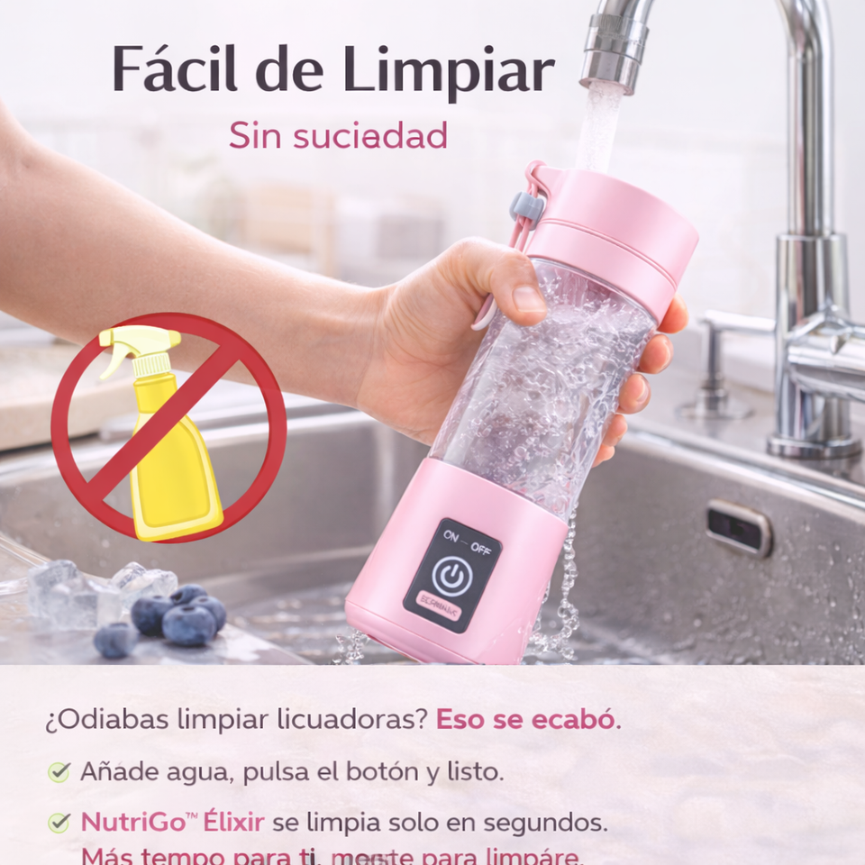 NutriGo™ Élixir- Mini licuadora portátil