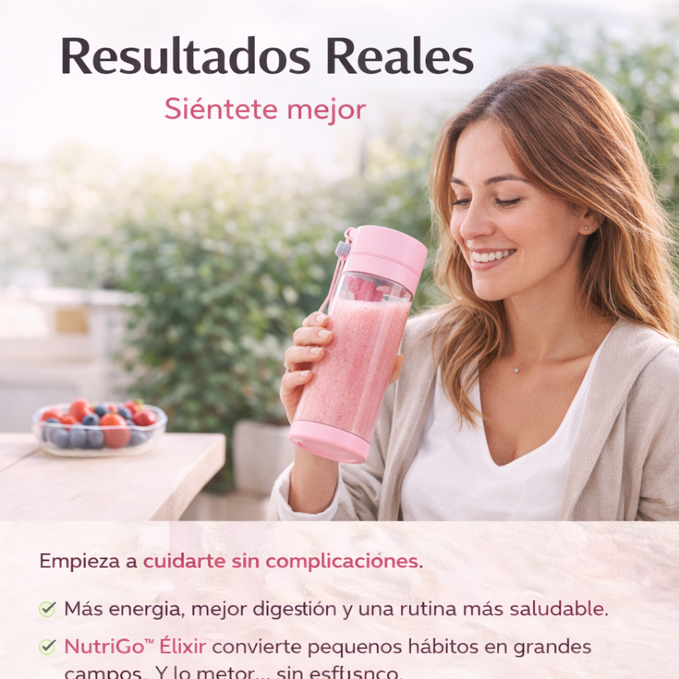 NutriGo™ Élixir- Mini licuadora portátil