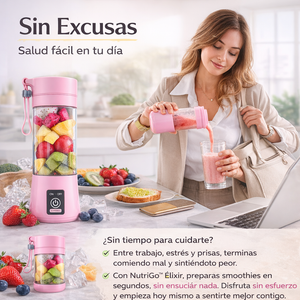NutriGo™ Élixir- Mini licuadora portátil