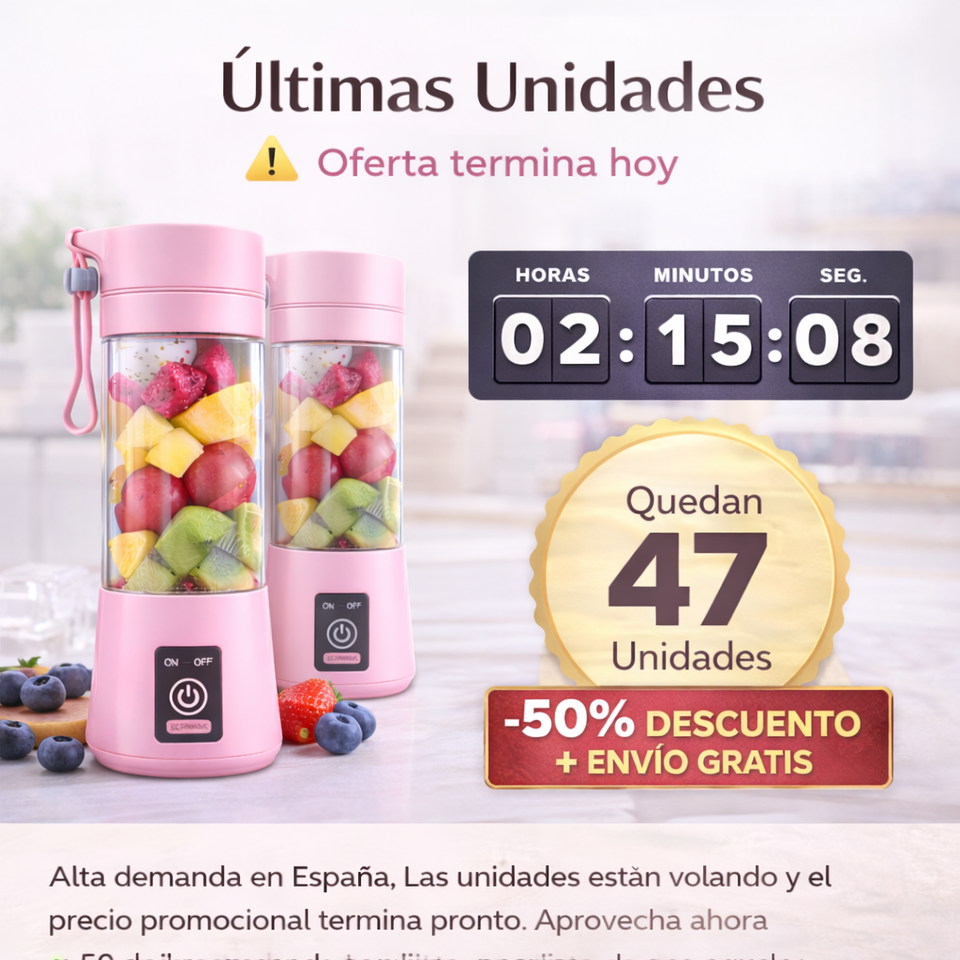 NutriGo™ Élixir- Mini licuadora portátil