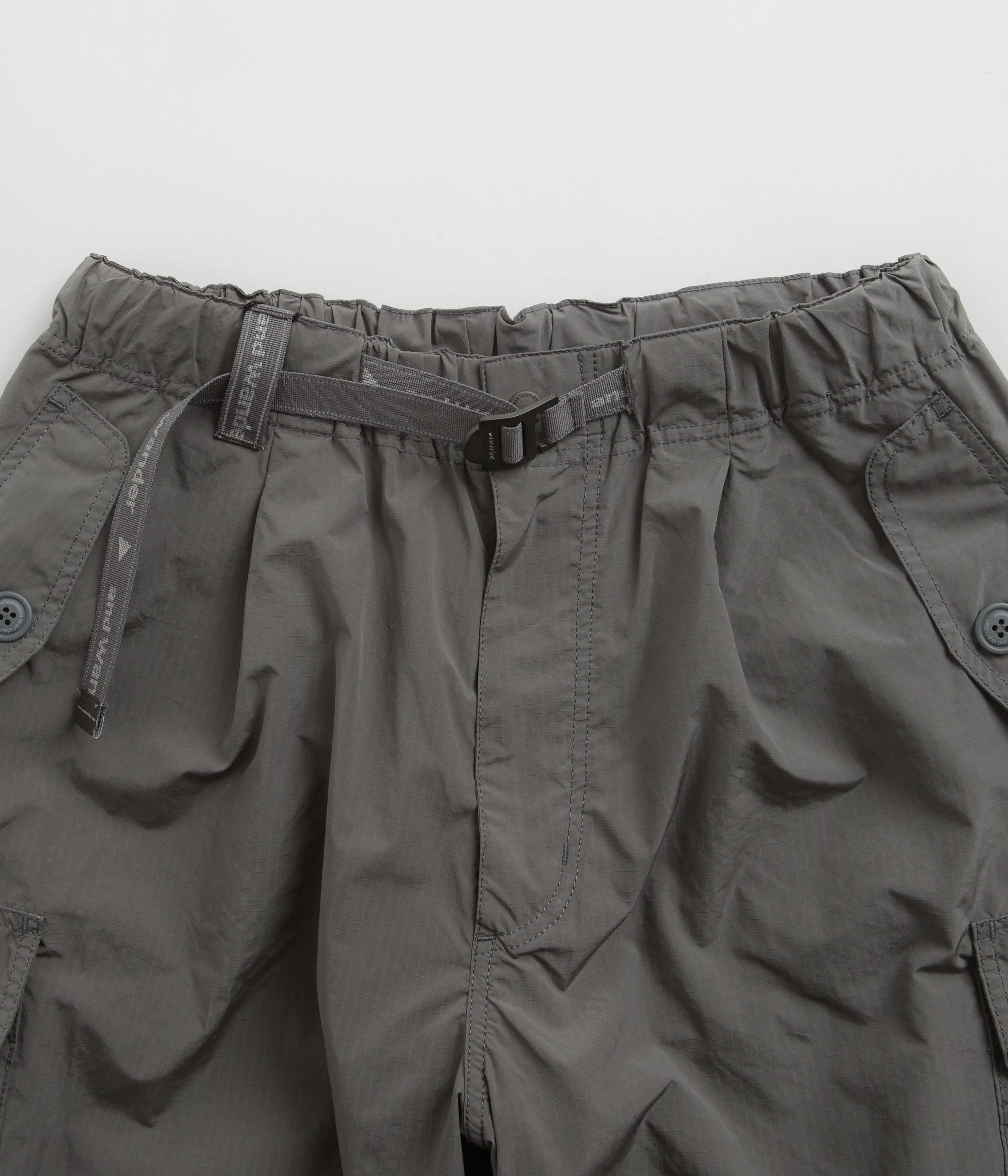 and wander Oversized Cargo Pants - Grey