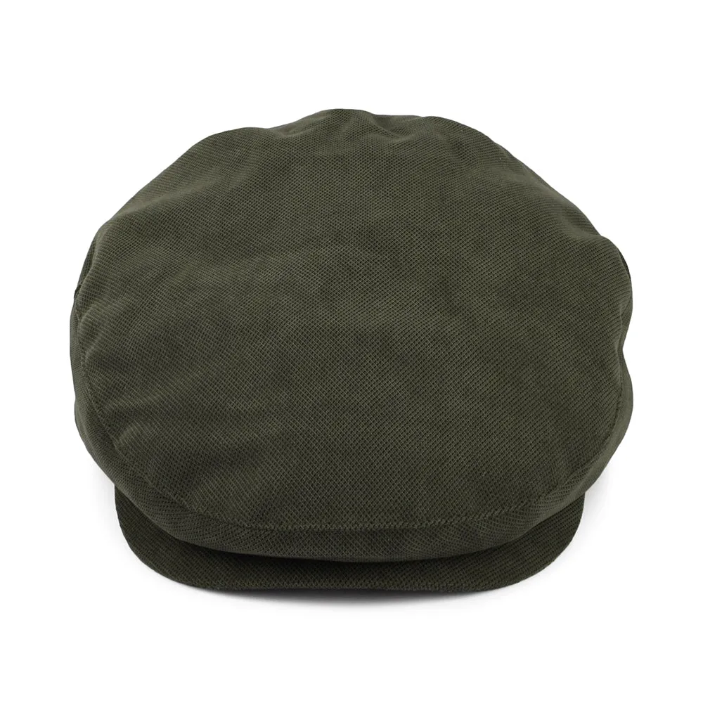 Barbour Hats Beaufort Waterproof Flat Cap With Earflaps - Dark Olive