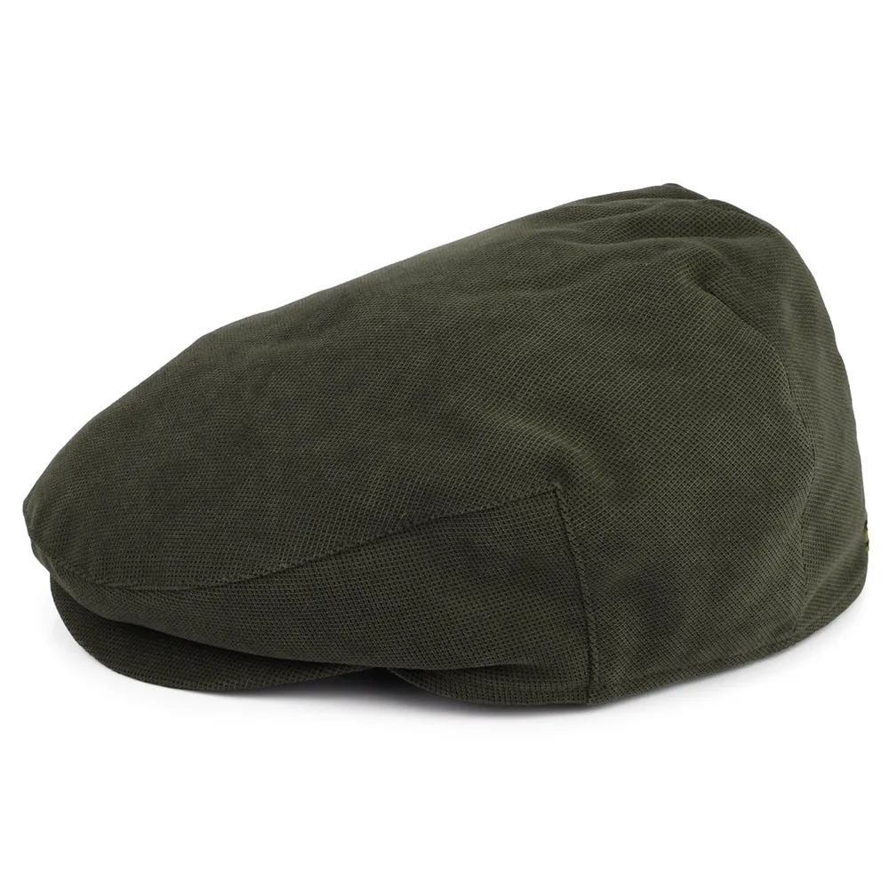 Barbour Hats Beaufort Waterproof Flat Cap With Earflaps - Dark Olive