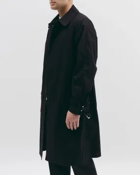 Belted Overcoat - Black