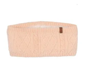 Cable Knit Blush Chenille - Headband Adult