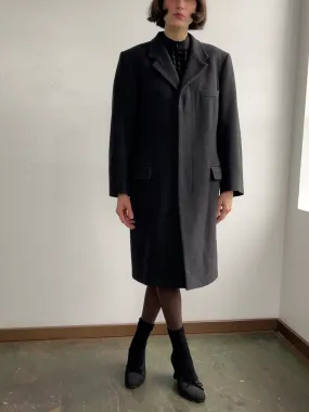 Charcoal 90's Maison Martin Margiela Replica Overcoat (M/L)