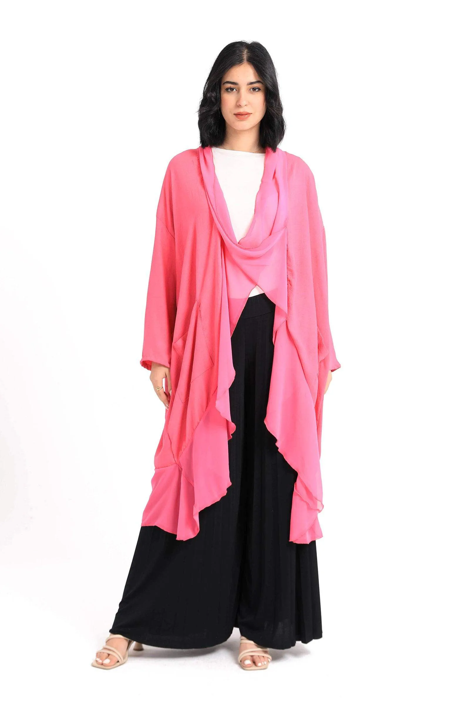 Cotton Draped Poncho