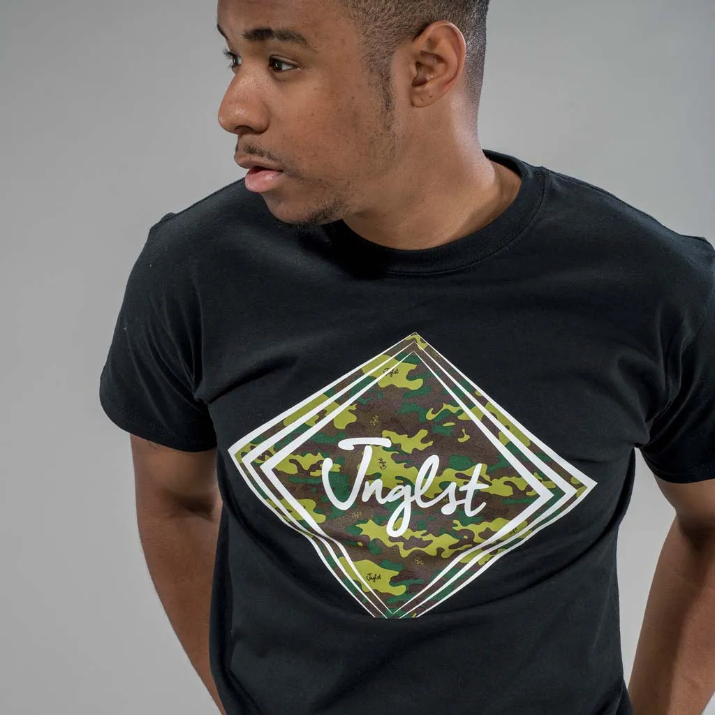 Diamond Jnglst Black T-Shirt