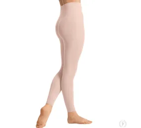 Eurotard - Non-Run Footless Tights with Soft Knit Waistband by EuroSkins - Adult (212) - Theatrical Pink