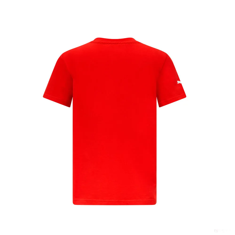 Ferrari Kids Large Shield Tee, Red