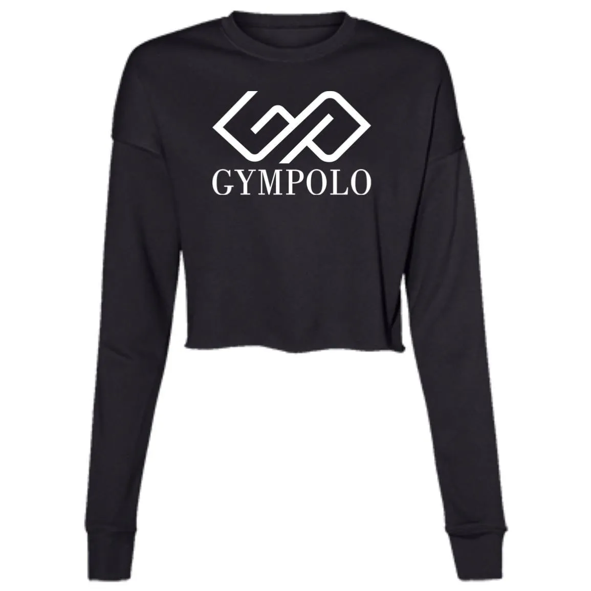 GYMPOLO-FINAL-LOGO-WHITE2 B7503 Ladies' Cropped Fleece Crew