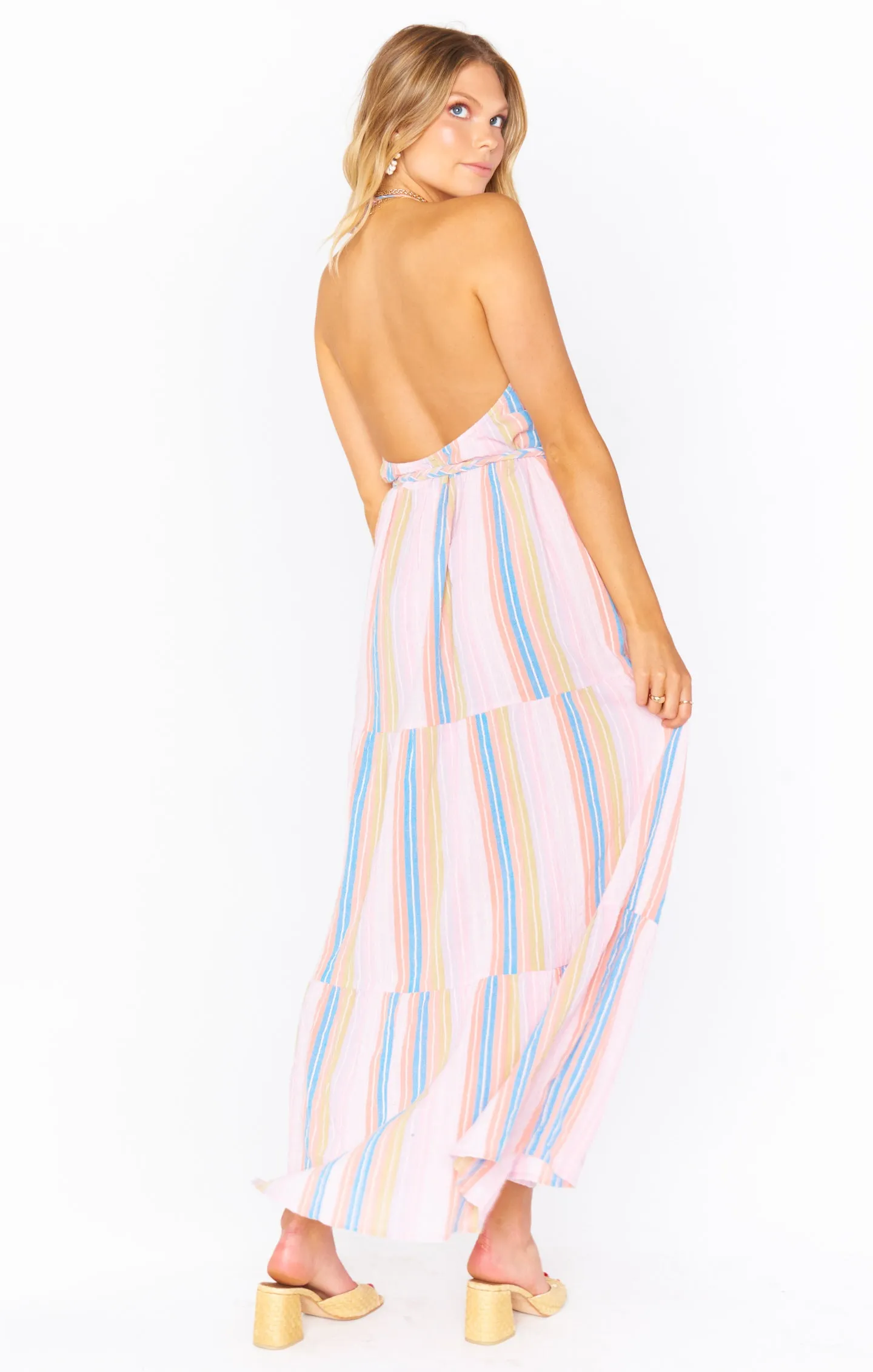 Isabella Maxi Dress ~ Paradise Stripe