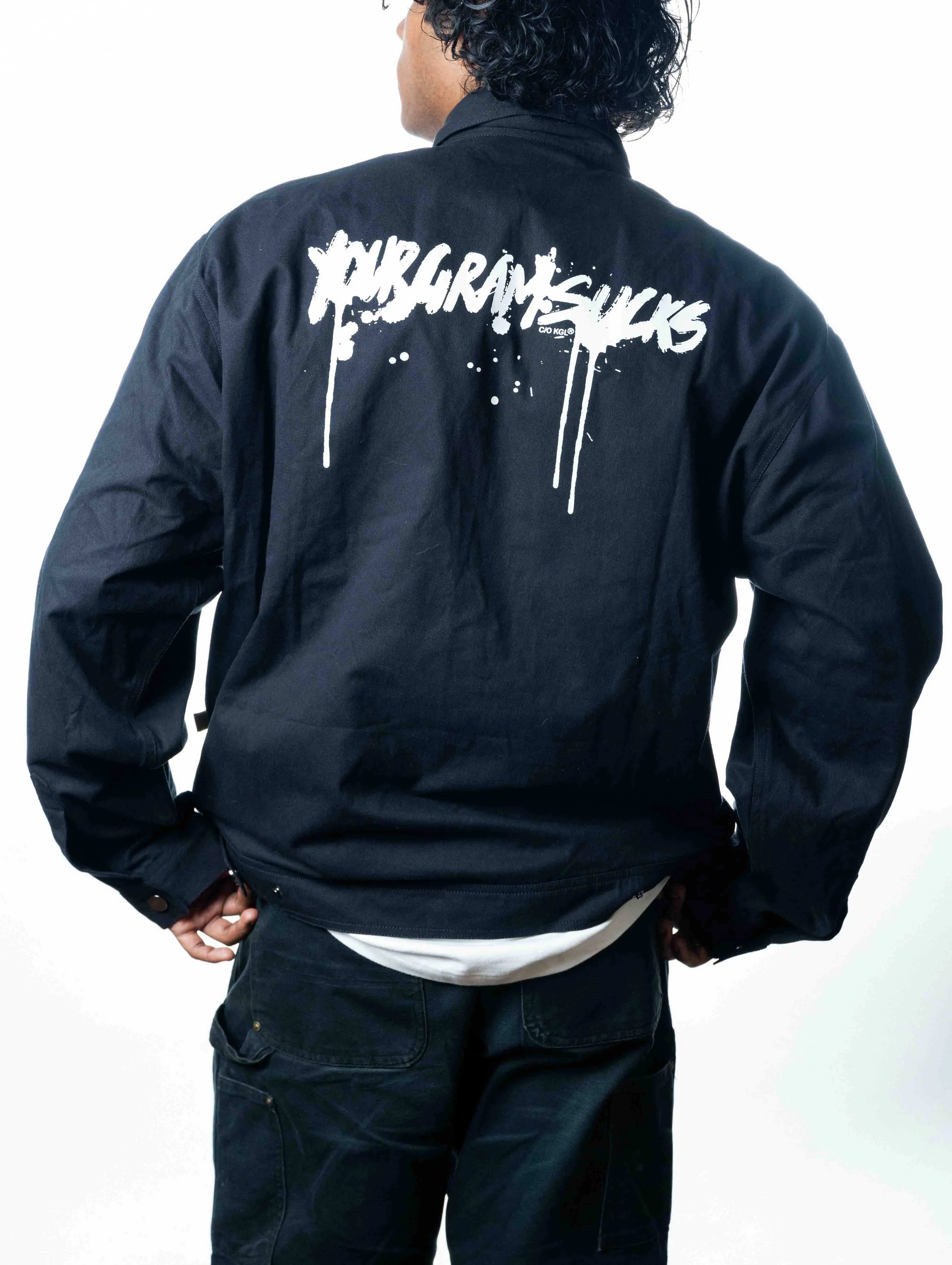 Kilogram 'Your Gram Sucks' Cotton Twill Shacket