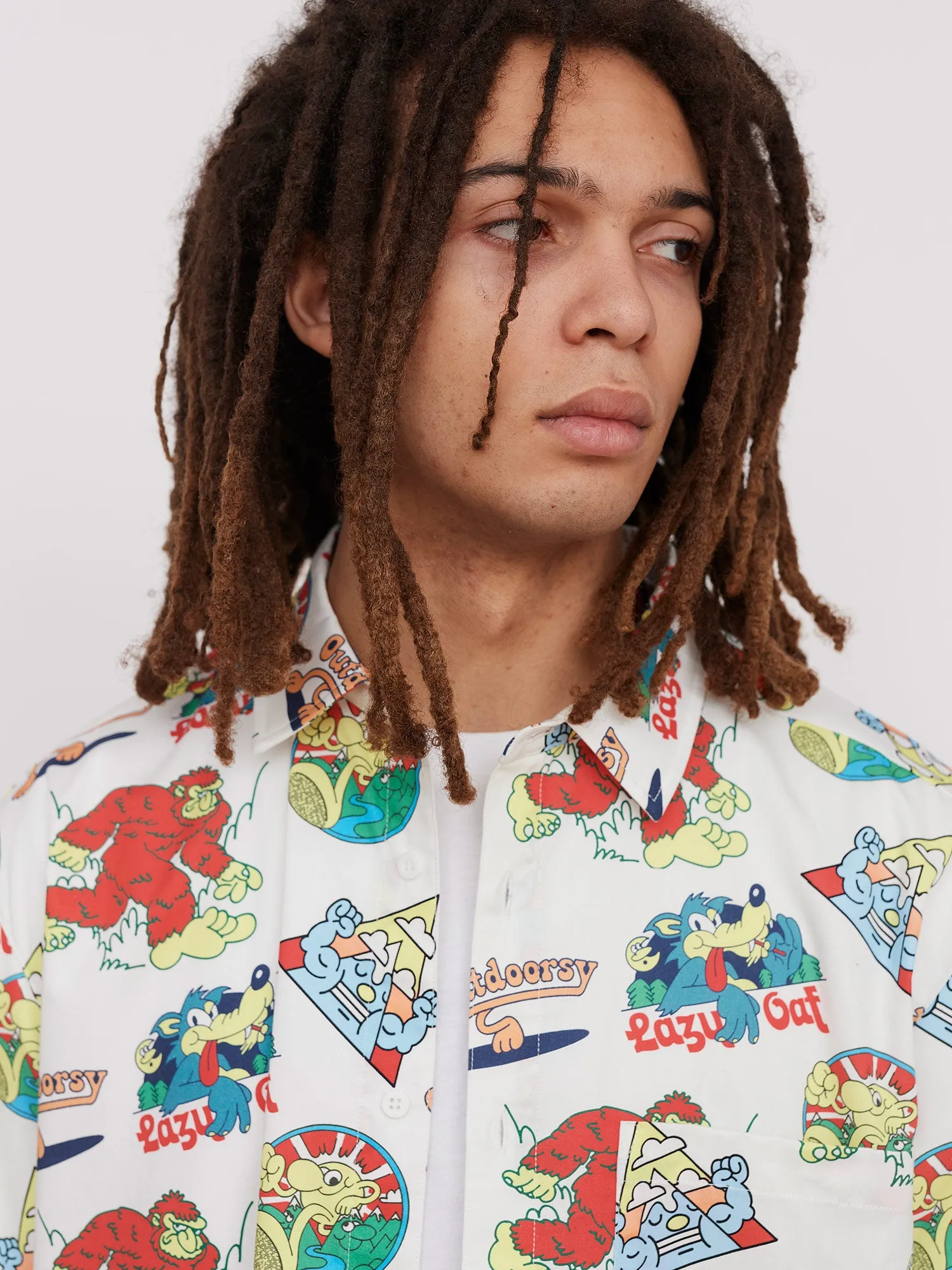 Lazy Oaf Mountain Peak Shacket