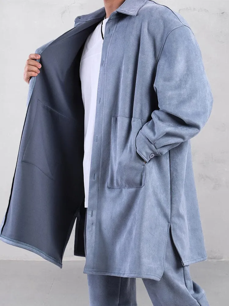 Leisure Comfy Suede Trench Coat