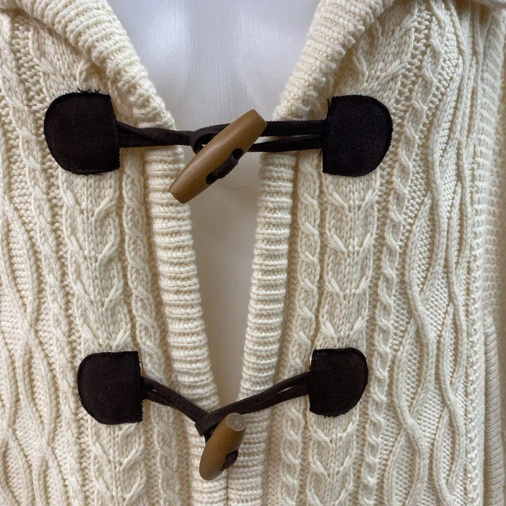 Lucky Brand cableknit poncho L