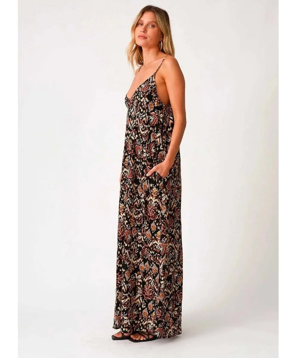 Mila Maxi Bohemian Fall Print