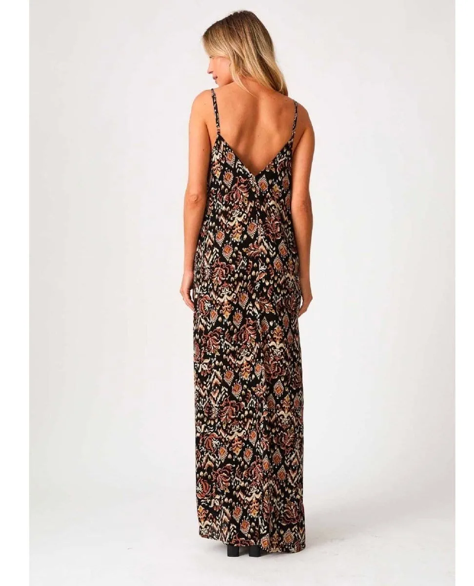 Mila Maxi Bohemian Fall Print