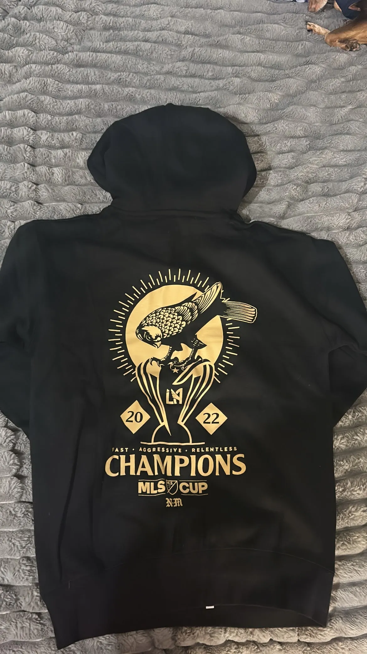 MLS Championship Pullover LAFC Los Angeles FC Black