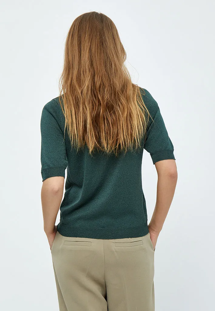 MSMilla Metallic T-Shirt - Jungle Green Met.