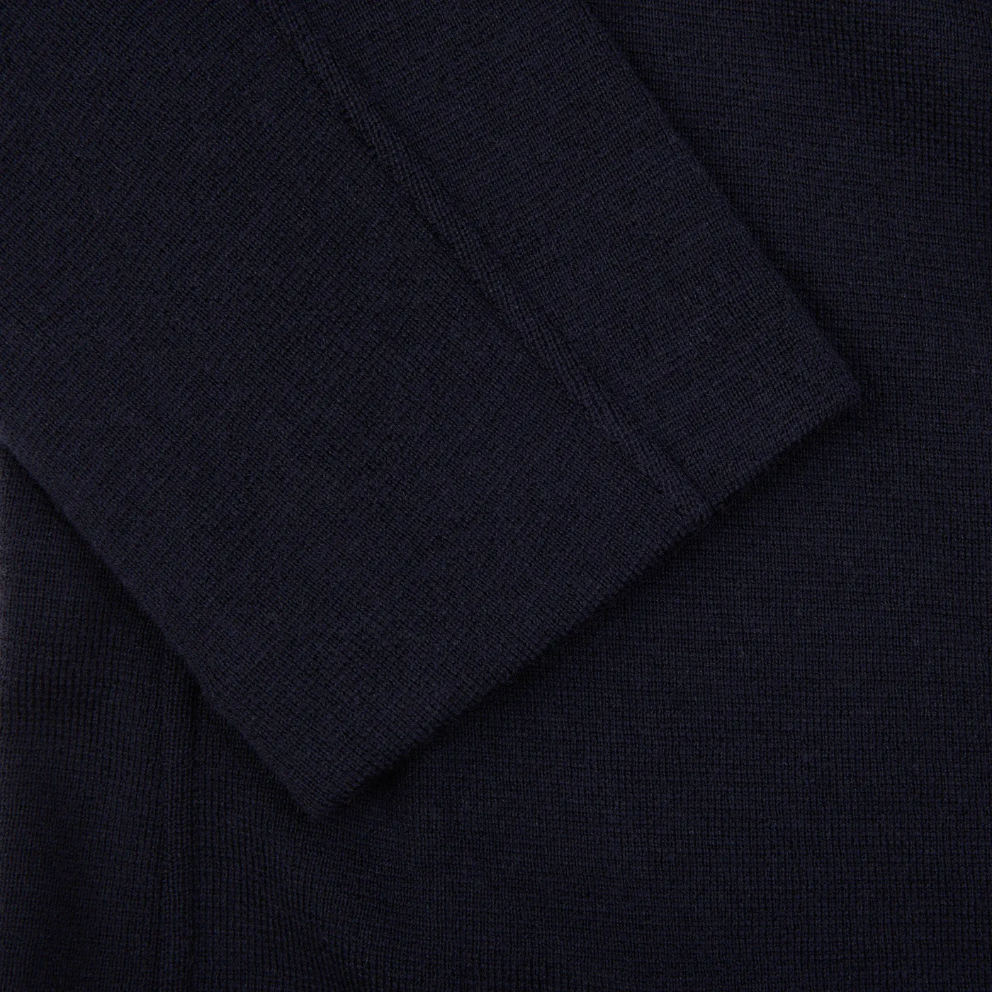 Navy Blue Travel Wool Knitted Blazer