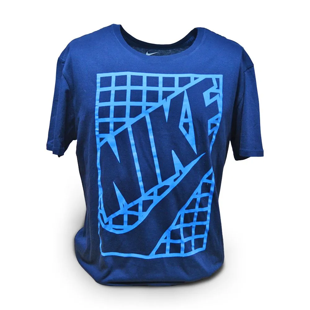 Nike T shirt Mens Graphic Blue