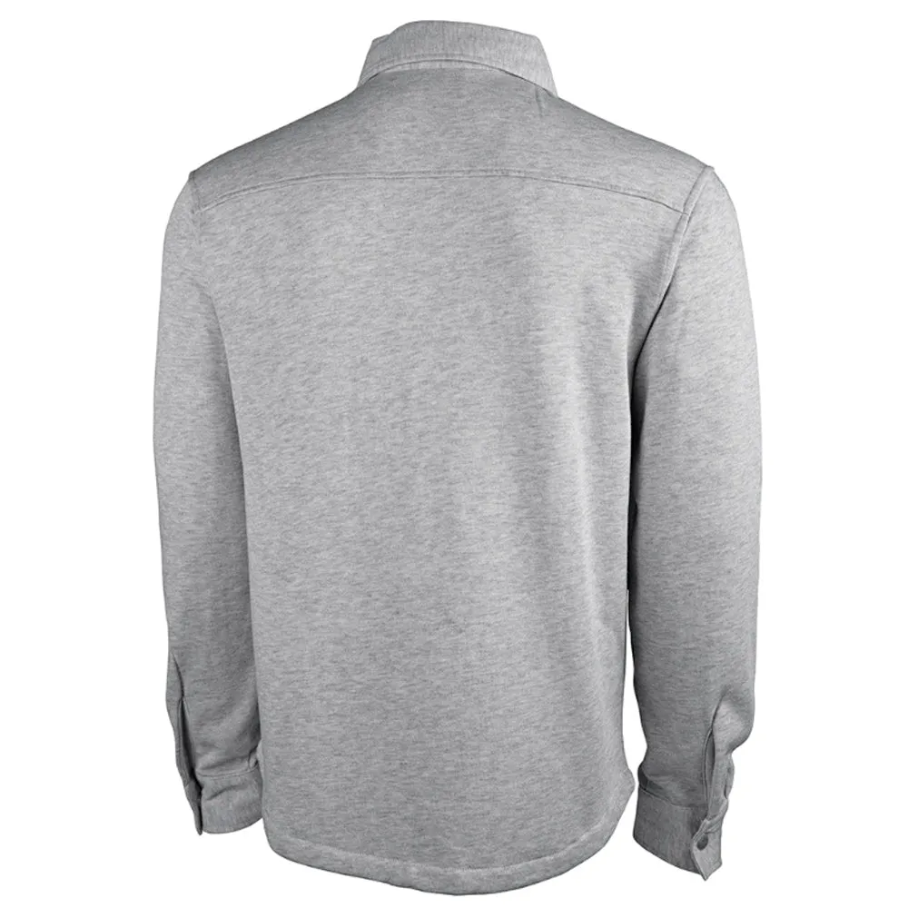 Ohio State Snap Shacket - Heather Grey