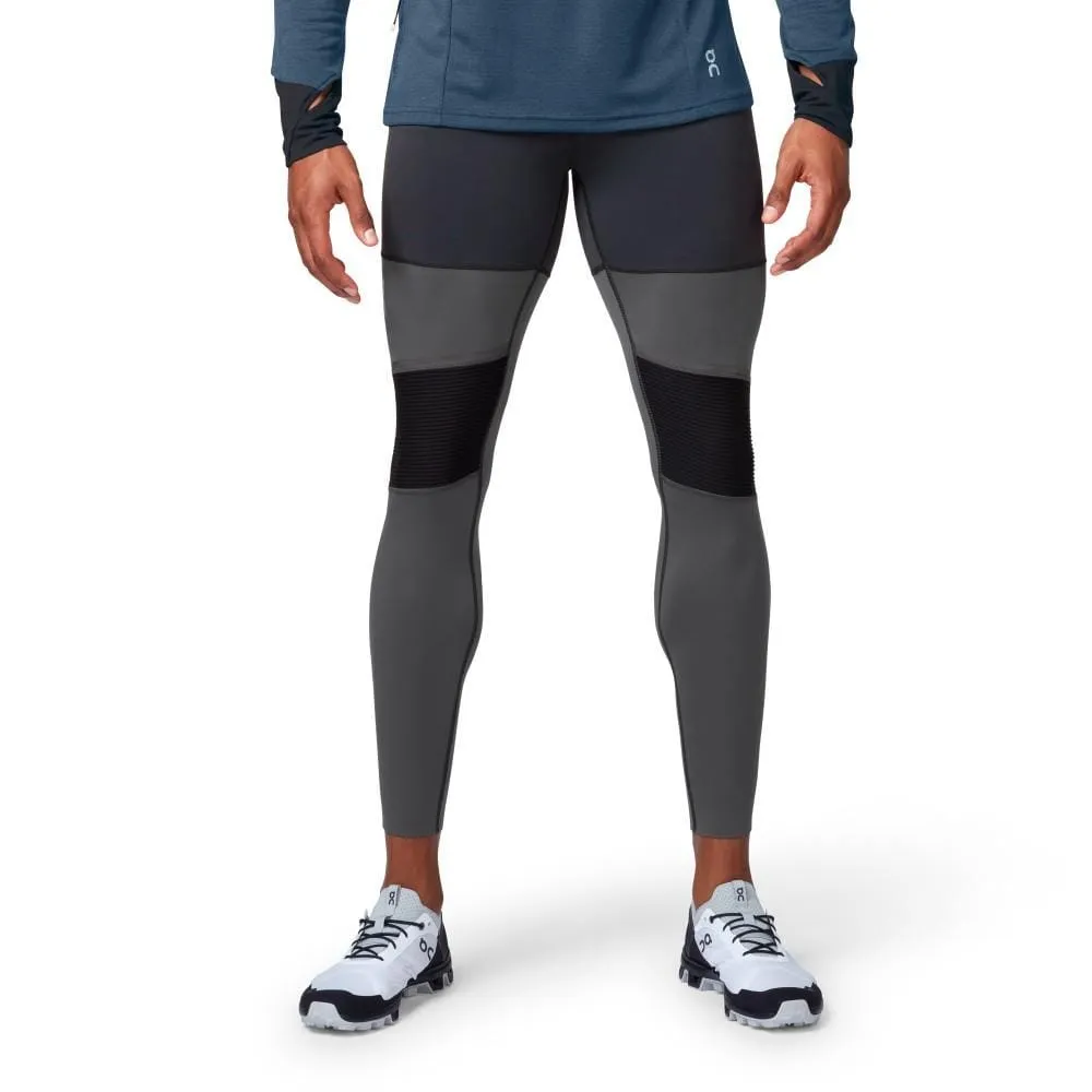 On Running Tights Long (Men's) - Black/Shadow