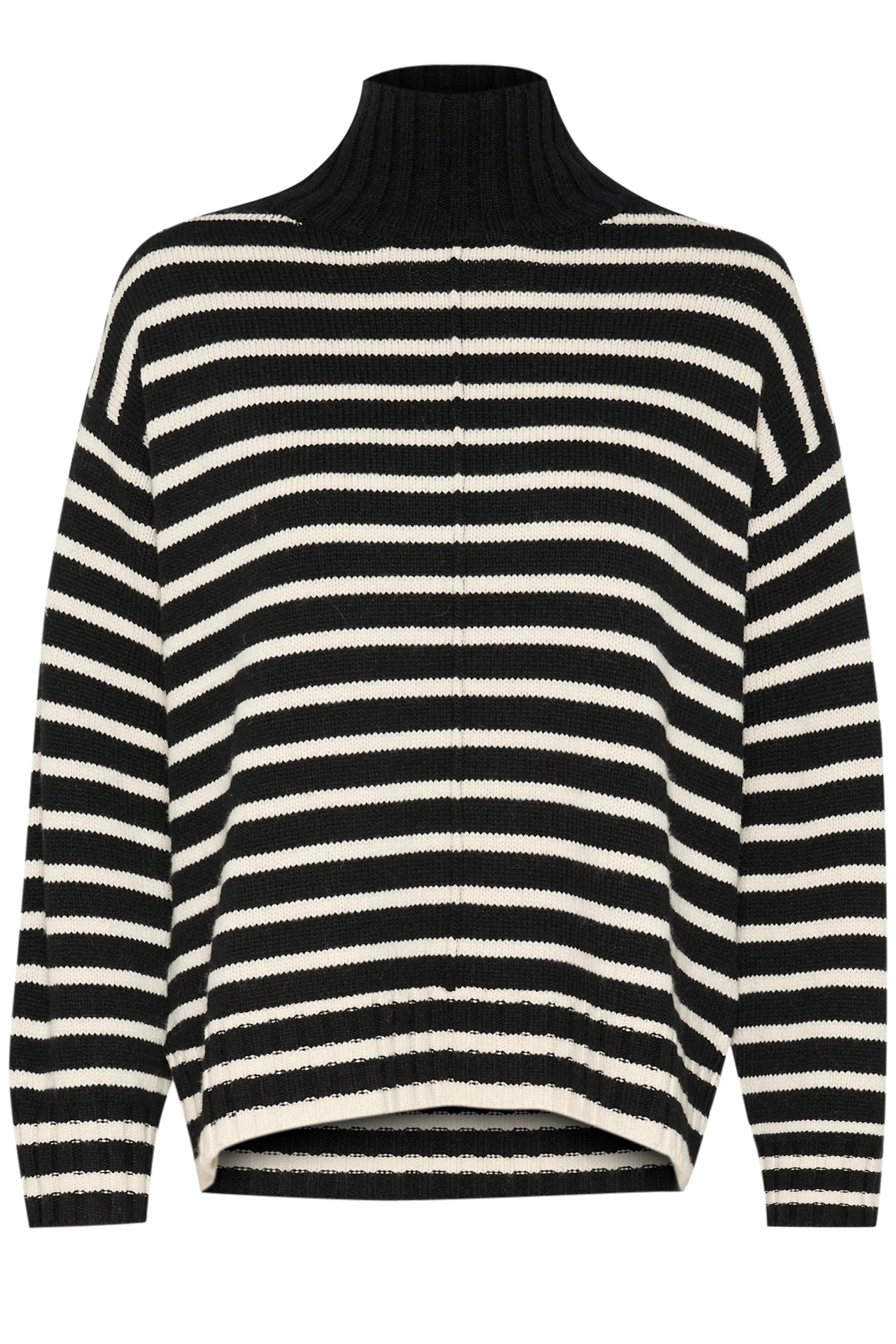 PART TWO LILYE PULLOVER BLACK STRIPE