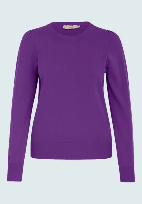 PCTana Knit Pullover Curve - Imperial Purple