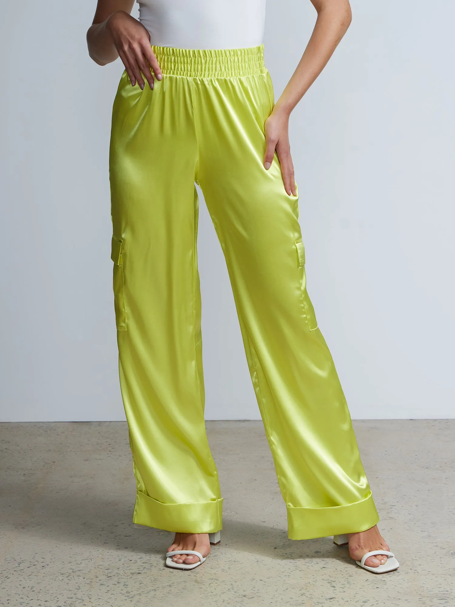 Shiny Cargo Pant