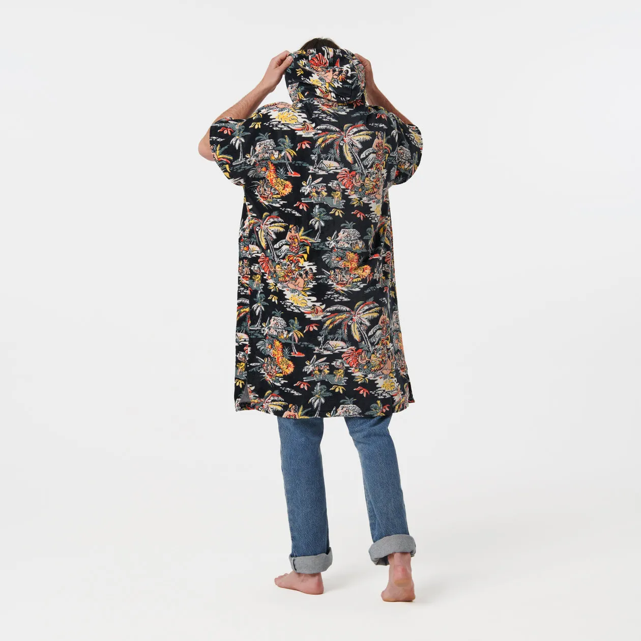 Slowtide Island Breeze LG/XL Poncho-Multi