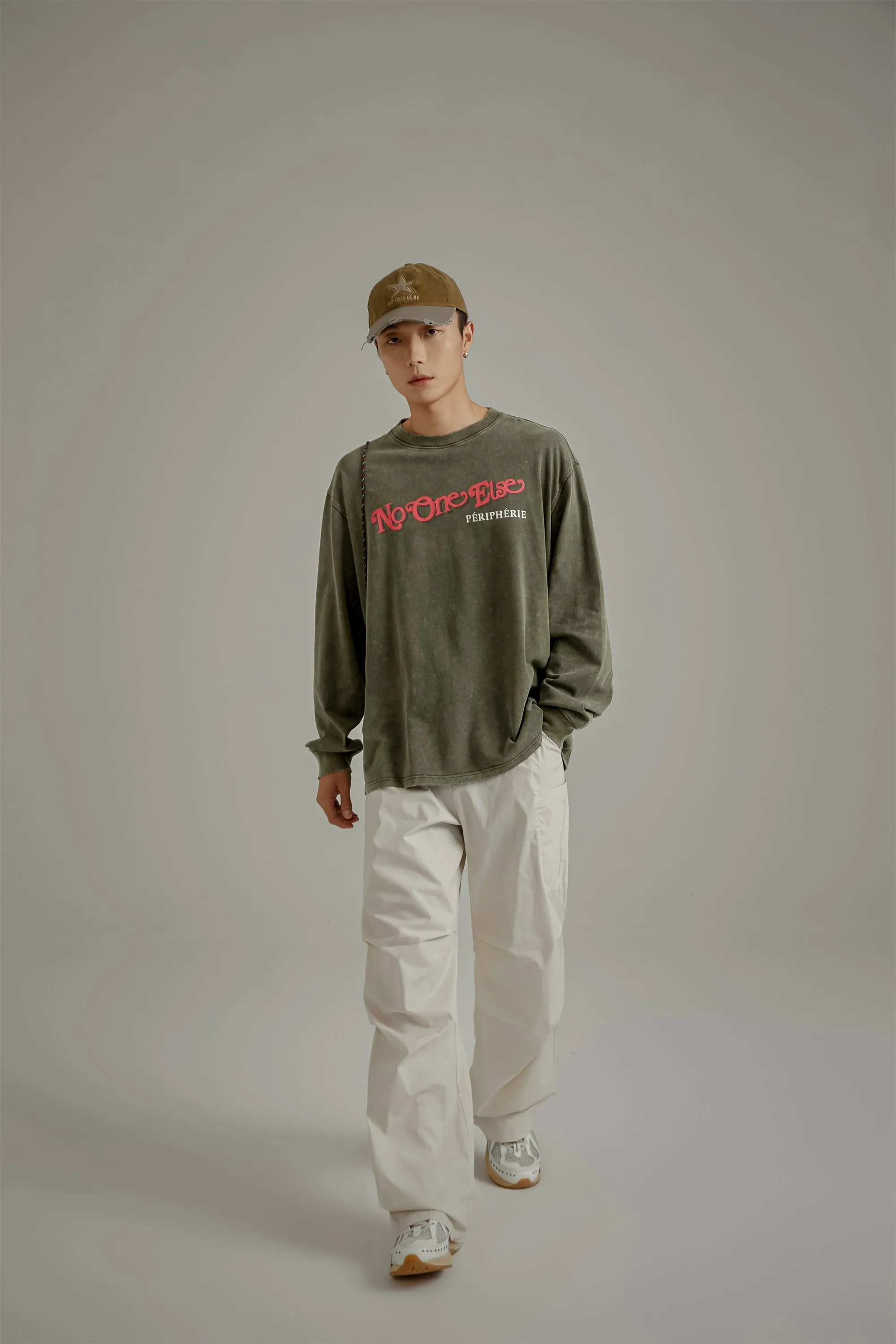 Solid Color Drawstring Casual Cargo Pants