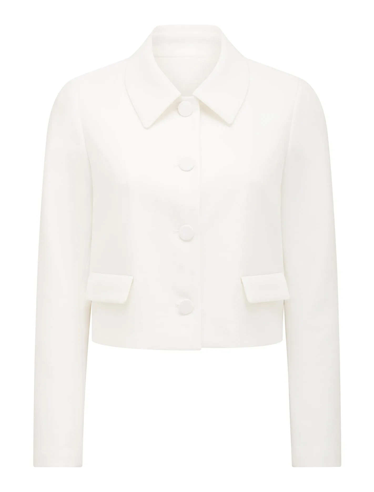 Tanya Cropped Top Collar Jacket