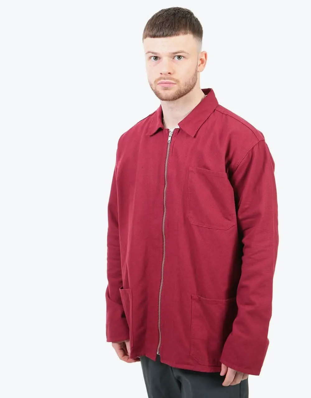 Uskees Lot #3002 L/S Overshirt - Red