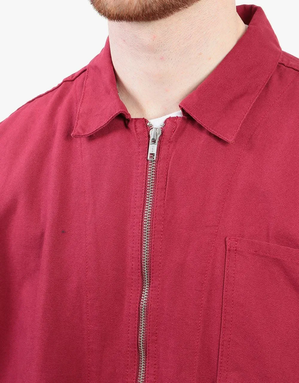 Uskees Lot #3002 L/S Overshirt - Red