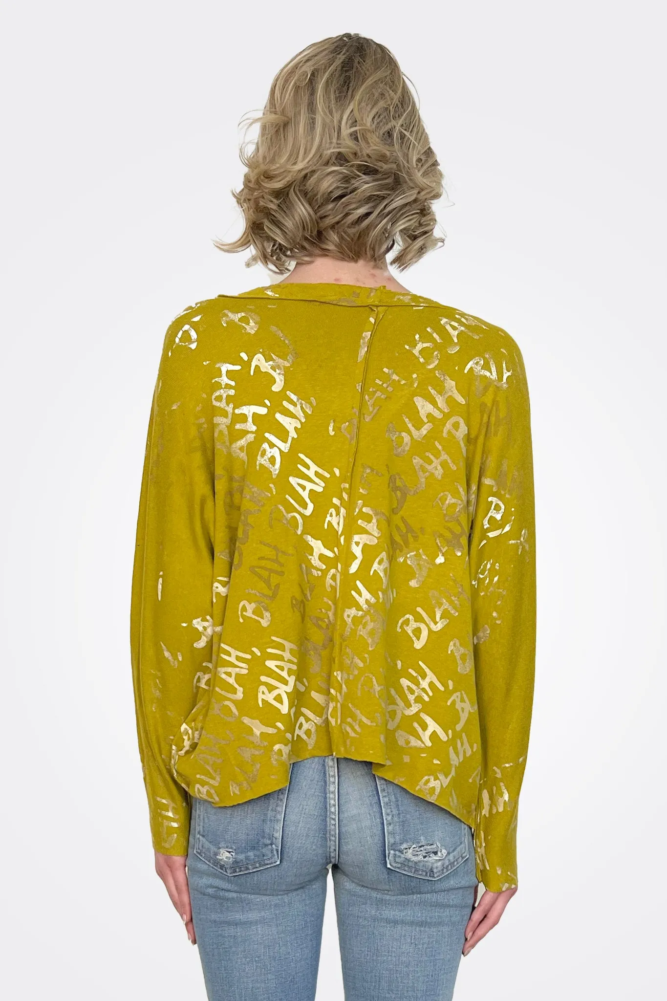 Vanya Ombre Blah Pullover - Mustard