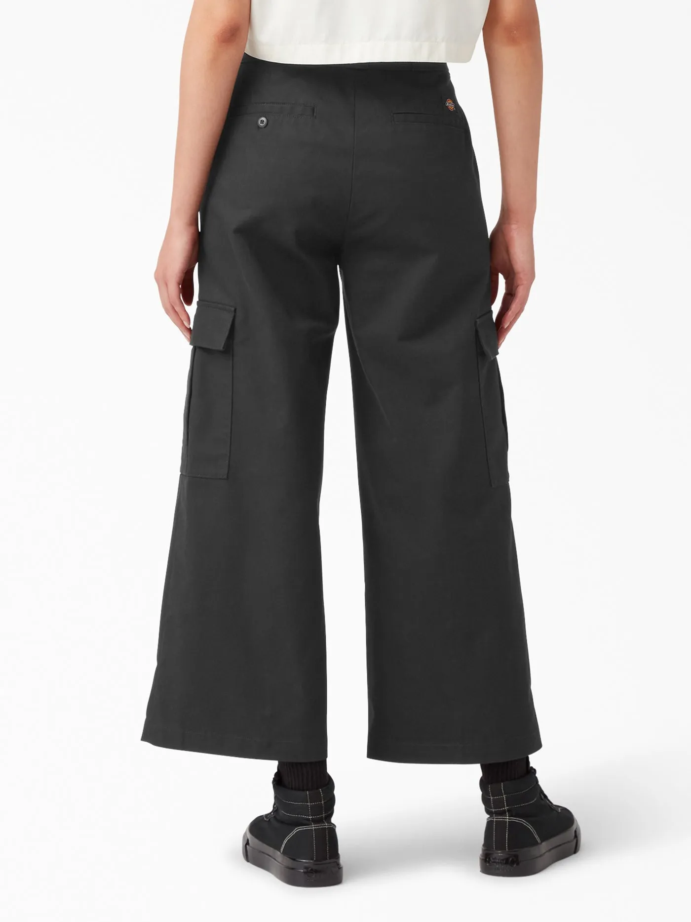 Wide Cargo Crop Pants