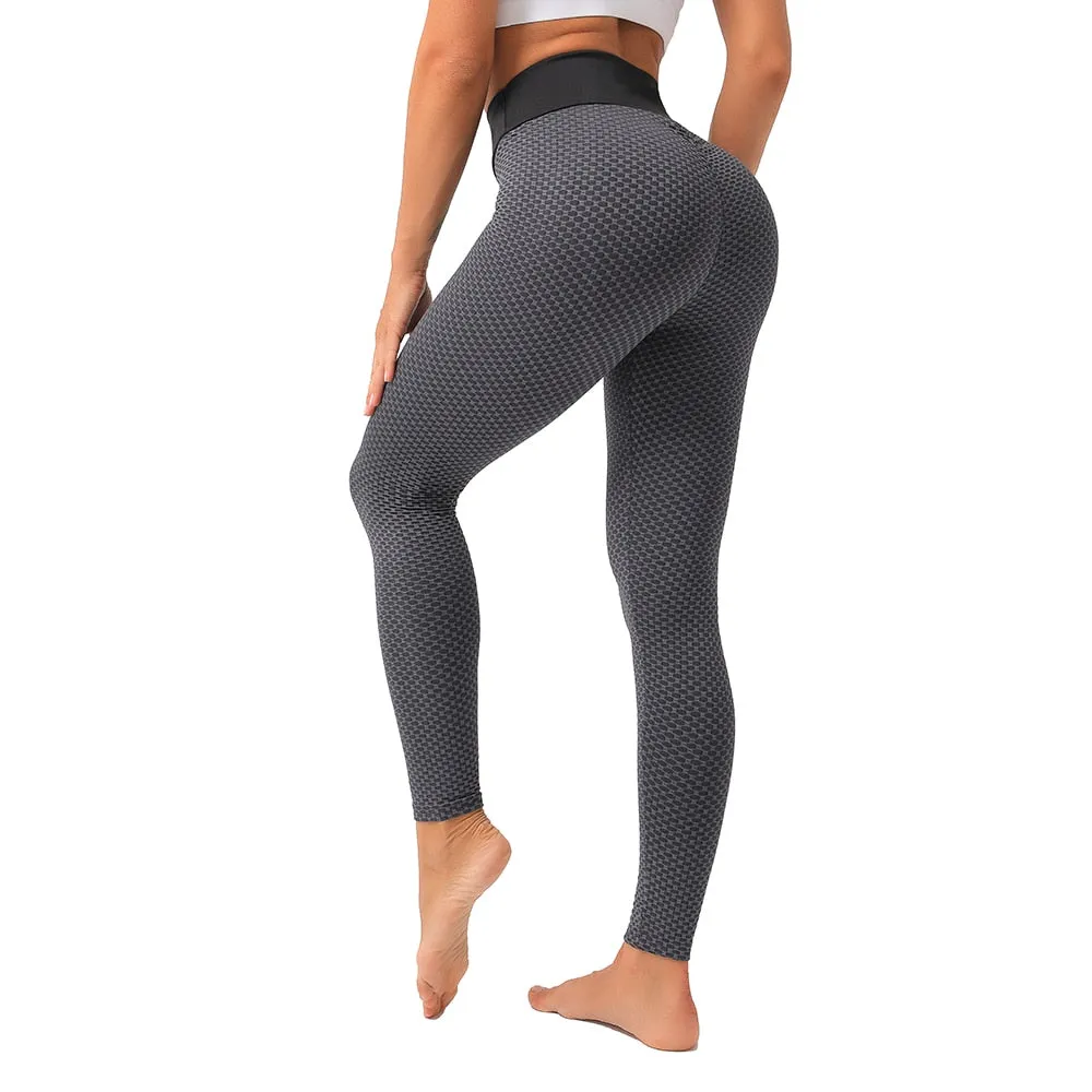 Wjczt Sexy Butt Lifting Anti Cellulite Leggings Women Pants Gym Clothing Sports Leggins Push Up Sportwear High Waist Tights Fitness