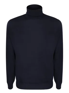 Wool-blend blue pullover F18